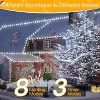 Ollny 800 LED Cool White IP67 Waterproof Christmas String Lights (Green Wire, Plug in, 8 Modes) - 3 of 4