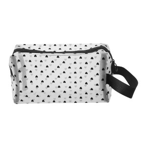Unique Bargains Heart Pattern Makeup Bags 1 Pc - 1 of 4