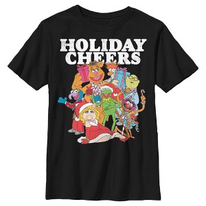 Boy's The Muppets Holiday Cheers T-Shirt - 1 of 4