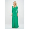 WEST K Women's Grace Faux-Wrap Maxi Dress with Tie Waist - 2 of 4