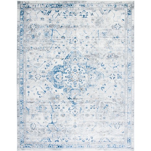 Shivan Shv136 Power Loomed Rug - Ivory/blue - 9'x12' - Safavieh : Target