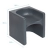 ECR4Kids Tri-Me Adaptable Kids Cube Chair, Indoor Outdoor Plastic, 3-in-1 Multipurpose Table/Seat - 2 of 4