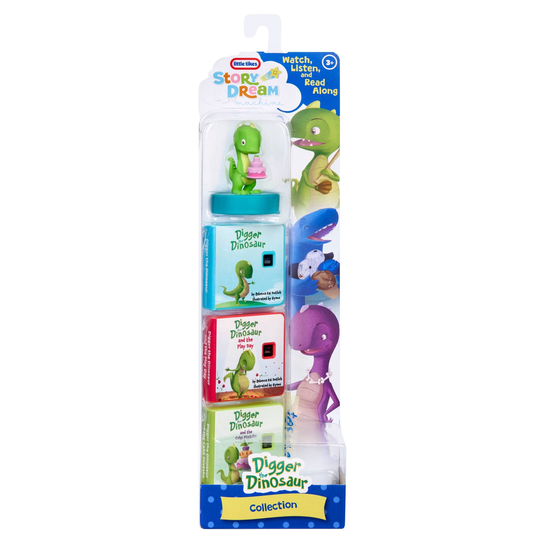 Little Tikes Story Dream Machine HarperCollins Digger the Dinosaur Collection Storytime Audio Books