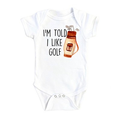 Golf Bag Love - Baby Boy Girl Clothes Infant Onesie® Funny Cute Newborn GS1