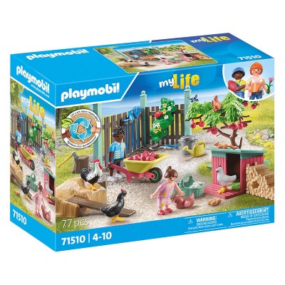Playmobil My Life Little Chicken Farm in the Tiny House Garden 71510