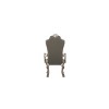 2pc 26" Dresden Chairs Vintage Bone White - Acme Furniture: Claw-Foot, Nailhead Trim, Wood Frame - 2 of 4