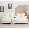 PAGED Modern Recliner Chair, 54.75" W Sofa Chair with 2 Pillows and Adjustable Backrest, Oversized Living Room Chair for Balcony - 2 of 4