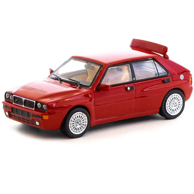 Lancia Delta HF Integrale Red "Road64" Series 1/64 Diecast Model Car by Tarmac Works, 2 of 4