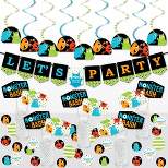 Big Dot of Happiness Monster Bash - Little Monster Birthday Party or Baby Shower Supplies Decoration Kit - Decor Galore Party Pack - 51 Pieces