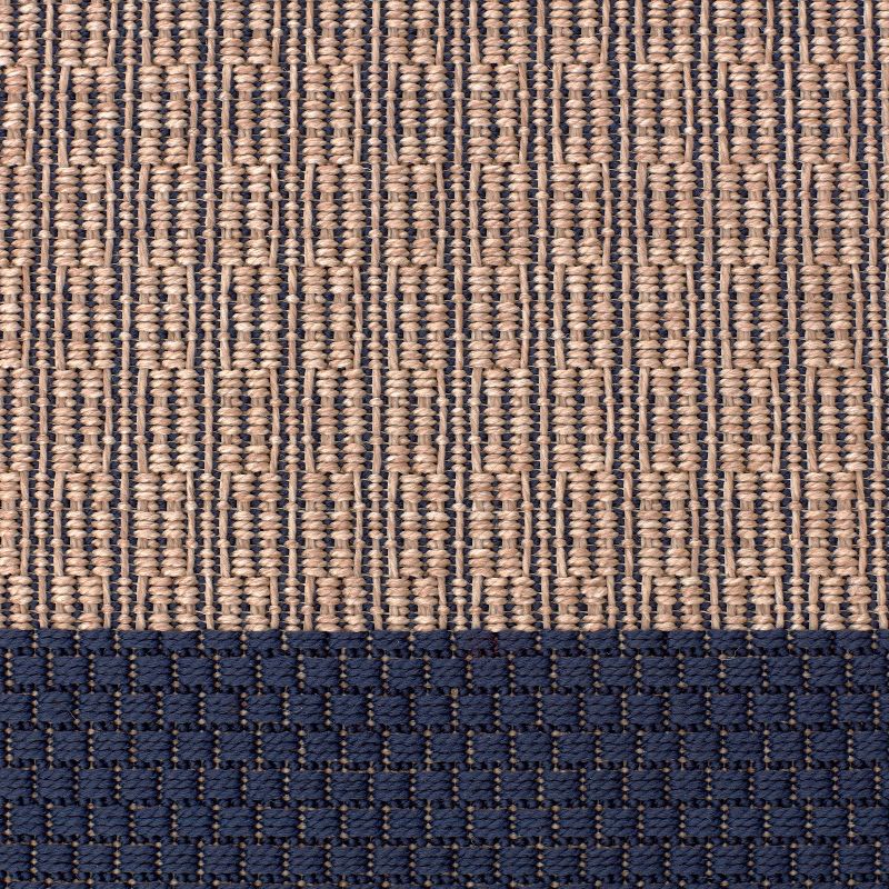 6&#39;7&#34;x9&#39; Frame Outdoor Rug Navy - Threshold&#8482;, 3 of 4