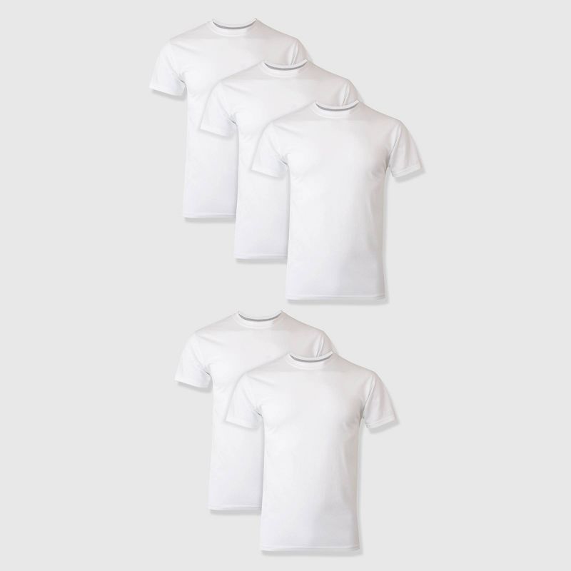 Hanes Men's Premium 5pk Slim Fit Crewneck T-Shirt, 1 of 9