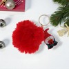 Unique Bargains Christmas Keychain with Double Ring and Lobster Clasp Alloy 2.76" 1 Pc - 4 of 4