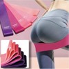 Wikineon Resistance Bands Sealing Elastic Booty Sport Bodybuilding Rubber Band For Fitness Gym Leagues Equipment Sports Mini Yoga,Purple - 2 of 4