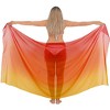LA LEELA Women's Sarong Wraps Coverups Bikini One Size Gradient Red - 4 of 4
