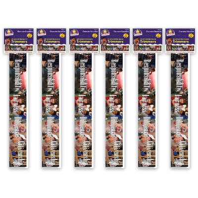 North Star Teacher Resources All Around the Board Trimmers, Character Education, 43 Feet Per Pack, 6 Packs