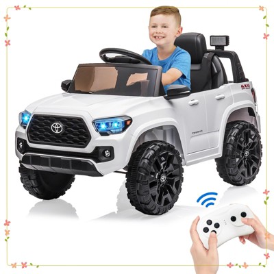Officially Licensed Toyota Tacoma 12V Kids Ride-On Car with Parent Remote Control