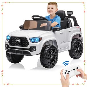 Officially Licensed Toyota Tacoma 12V Kids Ride-On Car with Parent Remote Control - 1 of 4