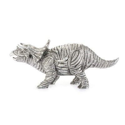 Royal Selangor Hand Finished Saurus Collection Pewter Triceratops Container