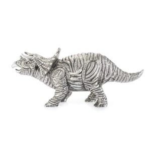 Royal Selangor Hand Finished Saurus Collection Pewter Triceratops Container - 1 of 4
