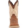 Kids Brown Durango® Lil' Rebel Pro™ Big Kids' Coffee and Bone Western Boot Size 5 - image 3 of 4