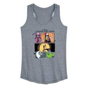Women's - Disney - The Nightmare Before Christmas Graphic Racerback Tank - 1 of 4