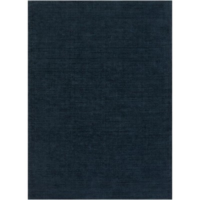 Mark & Day Rennes 8'x11' Rectangle Loomed Indoor Area Rugs Navy: Modern Wool, Stain-Resistant, Pet Friendly, Handmade