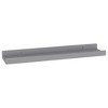vidaXL Wall Shelves 4 pcs Gray 15.7"x3.5"x1.2" - 3 of 4