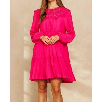 Women's Lacey Tiered Dress - Oddi