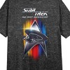 Star Trek: The Next Generation Women's Black Heather Short Sleeve Sleep Shirt - 2 of 2