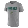 MLB Oakland Athletics Men's Gray Athletic T-Shirt - 2 of 3