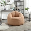 Bean Bag Chair Modern with Footrest for Living Room and Bedroom 37.5" Width-3irtyhousy - 2 of 4