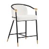 Christopher Knight Home Chaparral Contemporary Upholstered Iron 26 inch Counter Stool (Set of 2) - 4 of 4