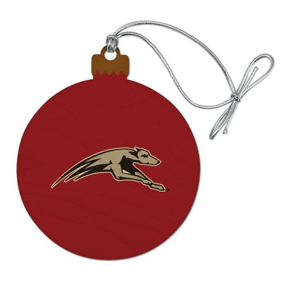 University of Indianapolis Primary Logo Wood Christmas Tree Holiday Ornament