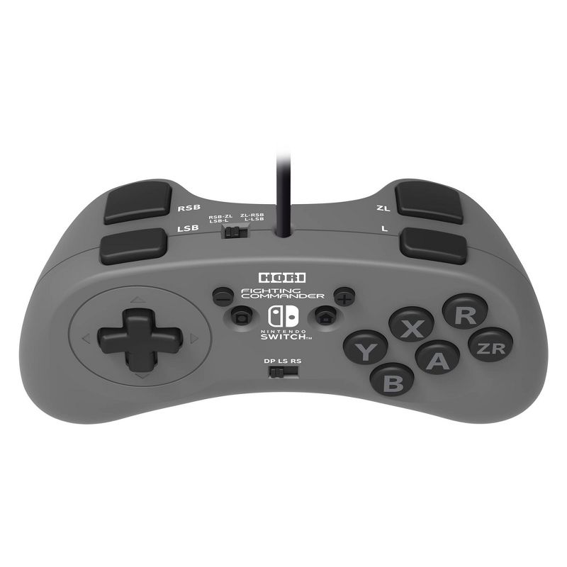 Hori Fighting Commander Wired Controller for Nintendo Switch - Gray, 3 of 8