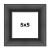 PosterPalooza | Square Refined Black Picture Frame - UV Acrylic, Foam Board Backing, Hanging Hardware - 2 of 4