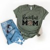 Simply Sage Market Basketball Mom Colorful Black Short Sleeve Tee - XS - Army Green - 3 of 4