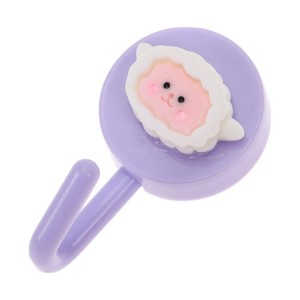 Unique Bargains Utility Adhesive Hook White Lamb 1.97"x1.18" 1 Pc - 1 of 4