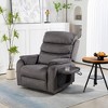 Electric Lift Recliner Chair with Massage and Heating, Cup Holder and Wireless Charging - 2 of 4