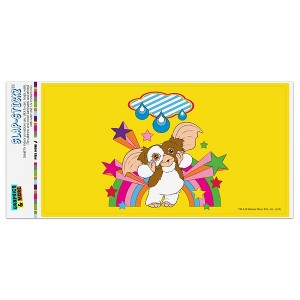 Gremlins Gizmo Rainbow Automotive Bumper Sticker - 1 of 4