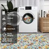 COZONY Washable Rugs for Living Room Floral Ultra-Thin Soft Non Slip Large Kids Bedroom Stain Resistant Floor Carpet for Dining Room Home Office - 3 of 4