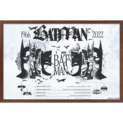 Trends International DC Comics Batman: 85th Anniversary - Masks Framed Wall Poster Prints