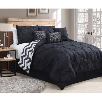 Ella Pinch Pleat Comforter Set - Geneva Home Fashion