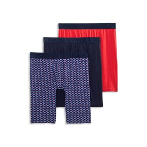 Jockey Men's Active Ultra Soft Modal 9" Long Leg Boxer Brief - 3 Pack - 1 of 4