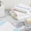 Rsvp International Terry Cloth Kitchen Towel, 6 Piece Set, Turquoise, 18X28" - 4 of 4