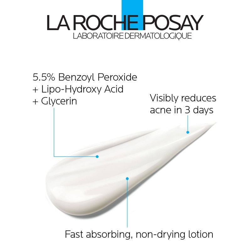 La Roche Posay Effaclar Duo Acne Treatment with Benzoyl Peroxide, Dual Action Acne Spot Treatment - 1.35 fl oz​, 4 of 12