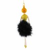 Italian Ornaments 7.0 Inch Lady In Feather Dress Sophisticated Lady Tree Ornaments - 3 of 4