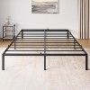 14 Inch Twin Bed Frame Metal Platform, Twin Bed Frame with Ample Storage, No Box Spring Needed and Steel Slat Support, Easy Assembly, Black - 4 of 4