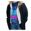 Women's Zipper Button Down Coat - Hem & Thread - 3 of 4