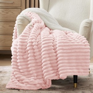 Bedsure Ultra-Plush Fleece Blanket - Warm Winter Blanket for Bed, Soft Home Decor Throw for Couch, All-Season Coziness - 1 of 4