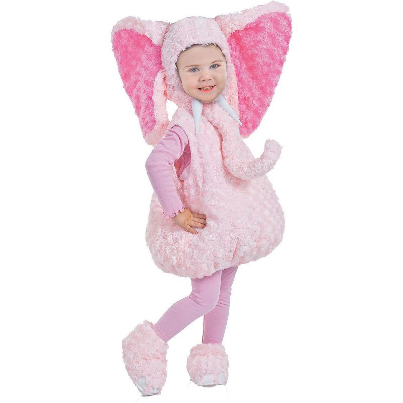 Halloween Express Toddler Girls' Elephant Costume - Size 18-24 Months - Pink, 1 of 2